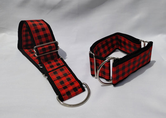 Buffalo Plaid Martingale Collar