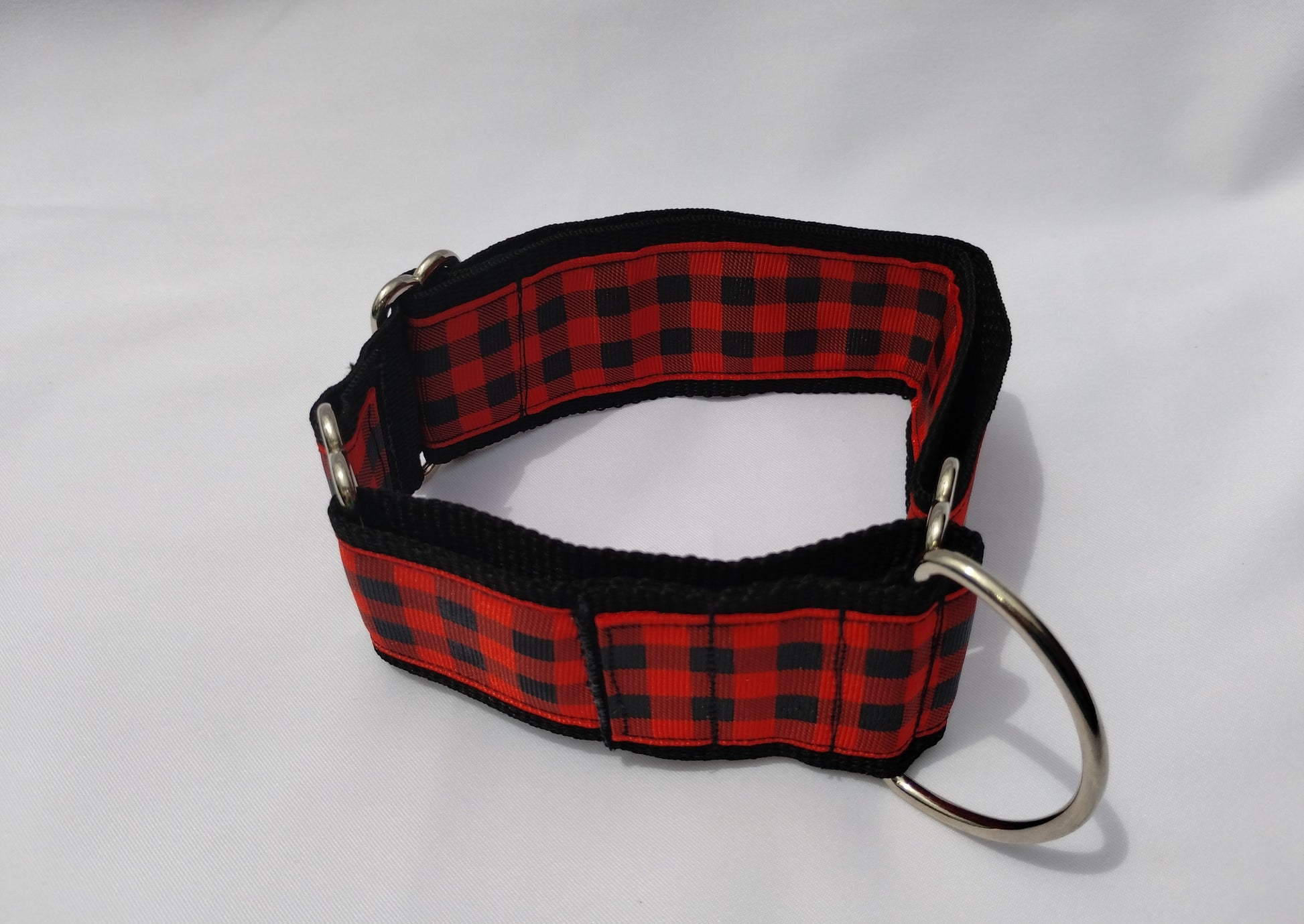 Buffalo Plaid Martingale Collar